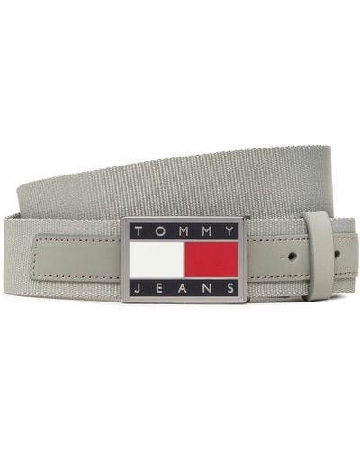 Tommy Hilfiger Herrengürtel Tjm Heritage Leather 3.5 Am0Am09009 - Grau
