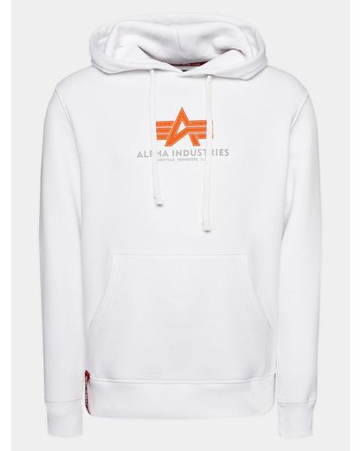 Alpha Industries Sweatshirt Basic 178312 Weiß Regular Fit