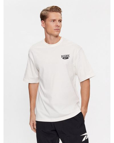 Reebok T-Shirt Archive Essentials Im1525 Weiß Regular Fit