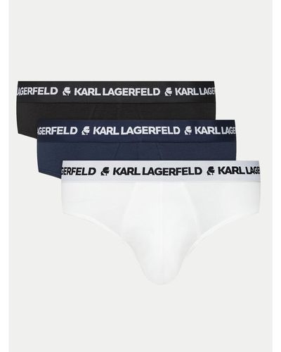 Karl Lagerfeld 3Er-Set Slips 240M2111 - Schwarz