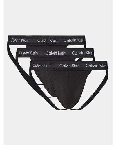 Calvin Klein 3Er-Set Jockstraps 000Nb3363A - Schwarz