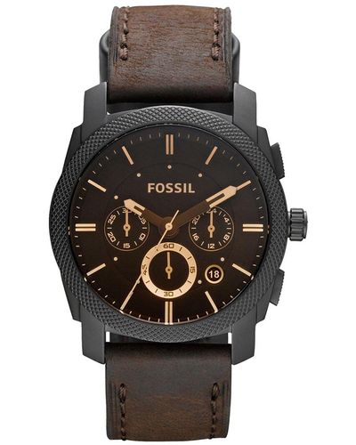 Fossil Uhr Machine Fs4656 - Schwarz
