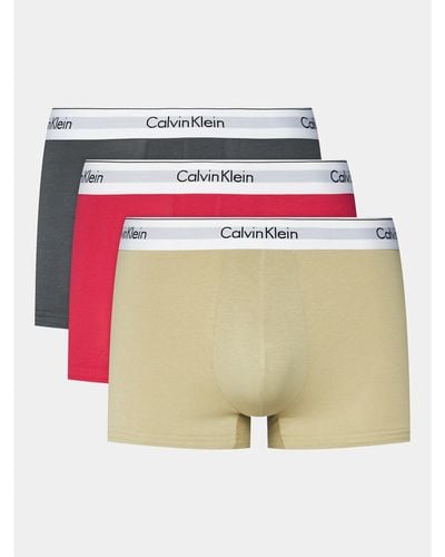 Calvin Klein 3Er-Set Boxershorts Trunk 3Pk 000Nb2380A - Mehrfarbig