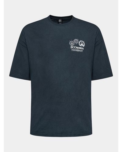 BDG T-Shirt Eco System T 77171288 Oversize - Blau