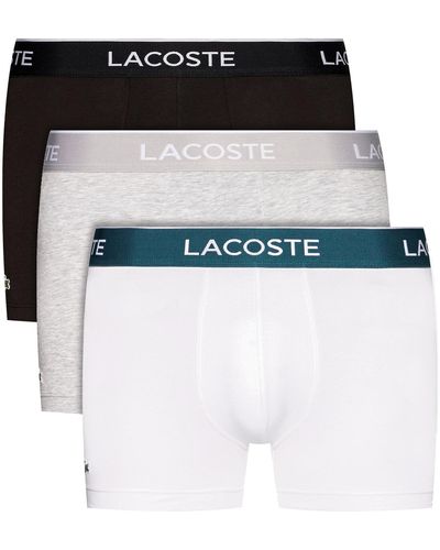 Lacoste 3Er-Set Boxershorts 5H3389 - Weiß