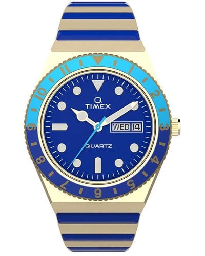 Timex Uhr Q Malibu Tw2V38500 - Blau
