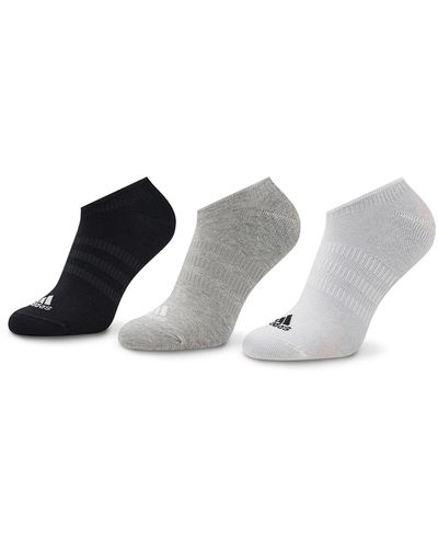adidas 3Er-Set Niedrige -Socken Thin And Light Ic1328 Medium Heather - Grau
