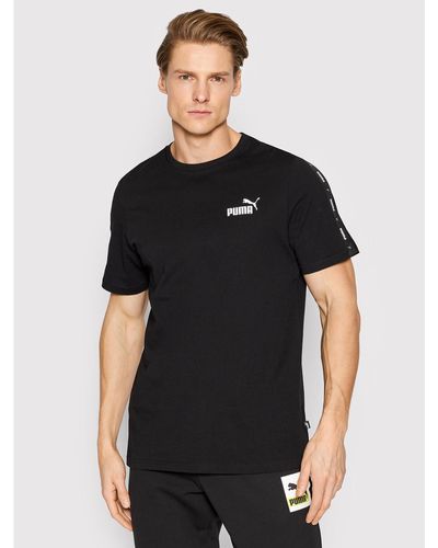 PUMA T-Shirt Essentials+ 847382 Regular Fit - Schwarz