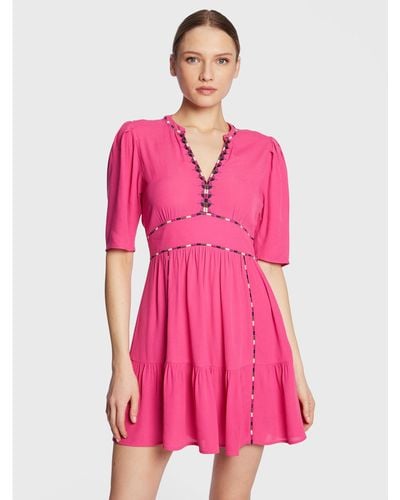 Ba&sh Kleid Für Den Alltag Teresa 1E23Tere Regular Fit - Pink
