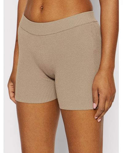 Guess Stoffshorts W2Gz03 Z2Z80 Slim Fit - Natur