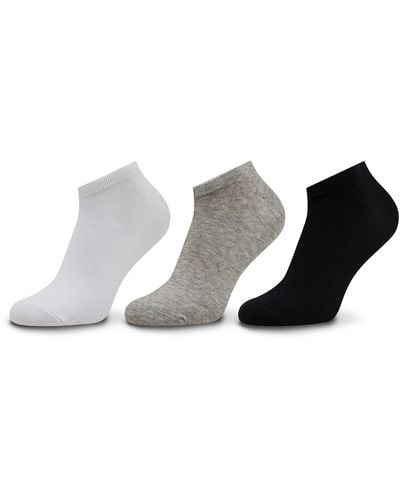 Fila 3Er-Set Niedrige -Socken Calza Invisibile F9100 - Grau