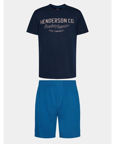 Henderson Pyjama 41286 Regular Fit - Blau