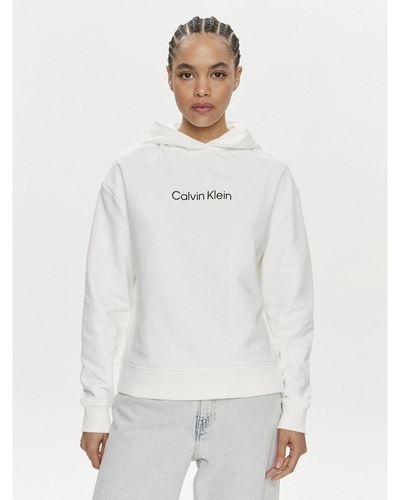 Calvin Klein Sweatshirt Hero Logo K20K205449 Weiß Regular Fit