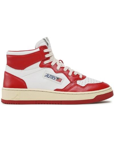 Autry Sneakers Aumm Wb02 Weiß - Rot
