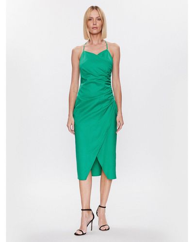 Salsa Jeans Kleid Für Den Alltag 127409 Grün Regular Fit
