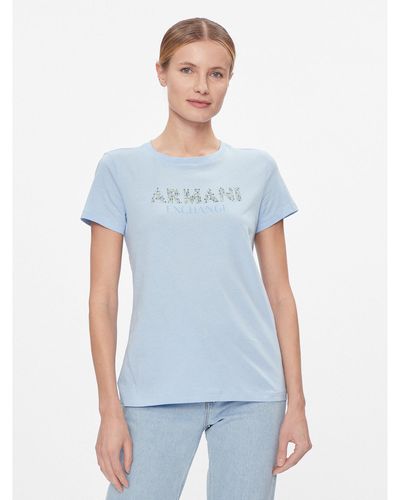 Armani Exchange T-Shirt 3Dyt13 Yj8Qz 15Dd Regular Fit - Blau