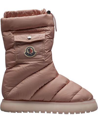 Moncler Gaia Pocket Mid Boots - Brown