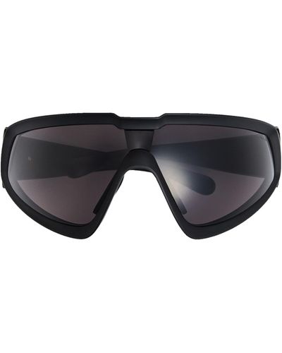 MONCLER LUNETTES Wrapid Shield Sunglasses - Black