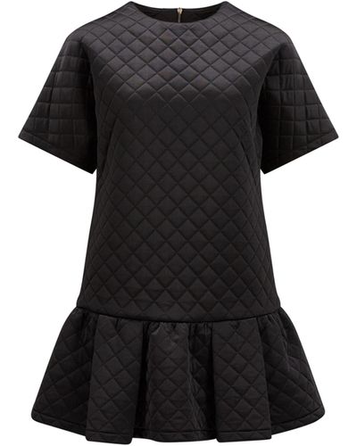 Moncler Quilted Dress - Black