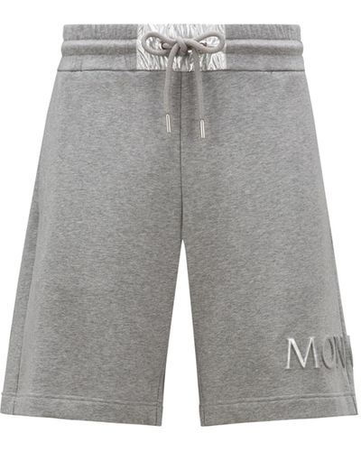 Moncler Logo Shorts - Grey