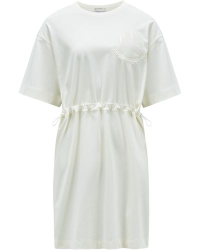 Moncler Cotton Dress - White