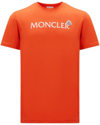 Moncler Logo T-shirt - Orange