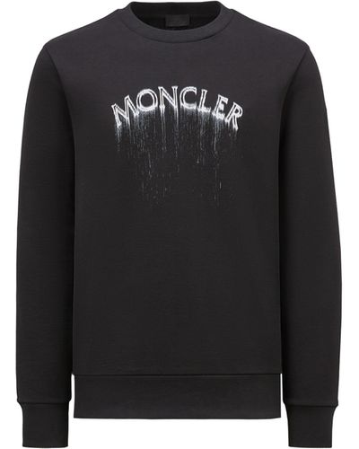 Moncler Logo Sweatshirt Black