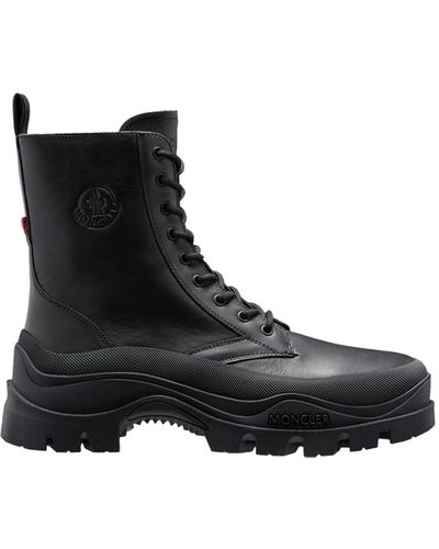 Moncler Larue Trek Lace-up Boots - Black