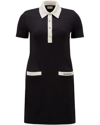 Moncler Polo Shirt Dress - Black