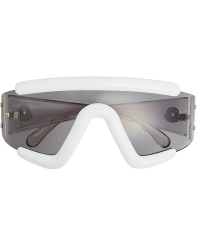 MONCLER LUNETTES Lancer Shield Sunglasses - Black