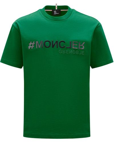 3 MONCLER GRENOBLE Logo T-shirt - Green