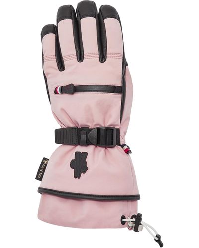 3 MONCLER GRENOBLE Padded Gloves - Pink