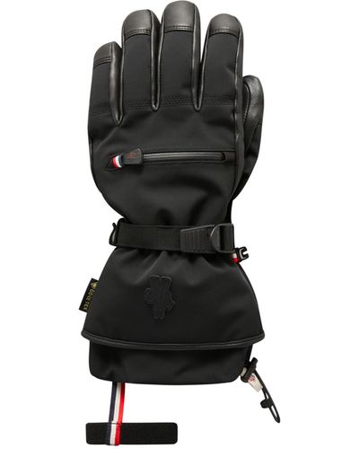 3 MONCLER GRENOBLE Padded Gloves - Black