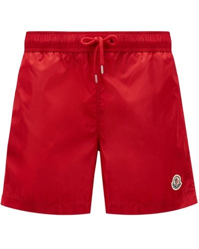 Moncler Swim Shorts - Red