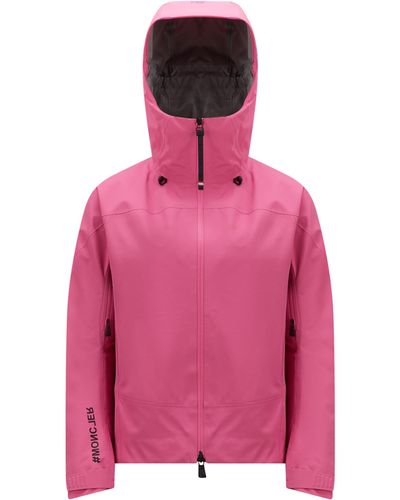 3 MONCLER GRENOBLE Meribel Hooded Jacket - Pink