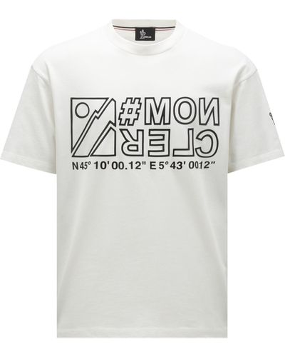 3 MONCLER GRENOBLE Logo T-shirt - White