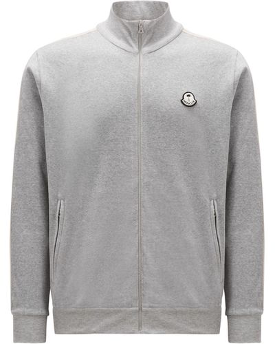Moncler Genius Chenille Zip-up Sweatshirt - Grey