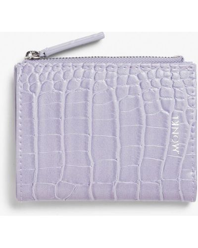 Monki Purple Faux Leather Wallet