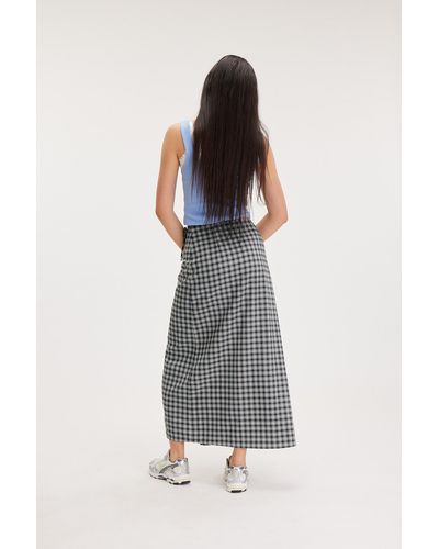 Monki Midi Wrap Skirt - Multicolour