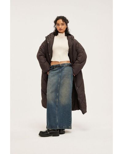 Long puffer shop coat monki