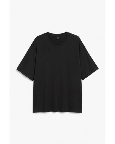 Monki Black Oversized T-shirt