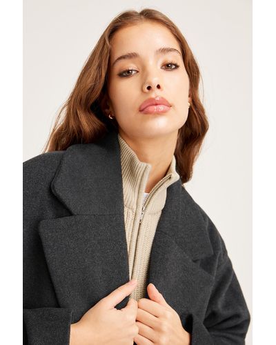 Monki long blazer top