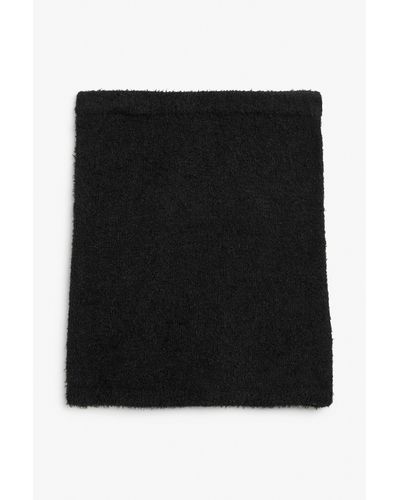 Monki Soft Knit Mini Skirt - Black