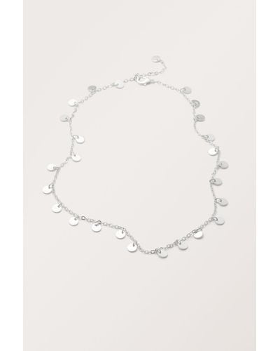 Monki Chain Pendant Necklace - Natural