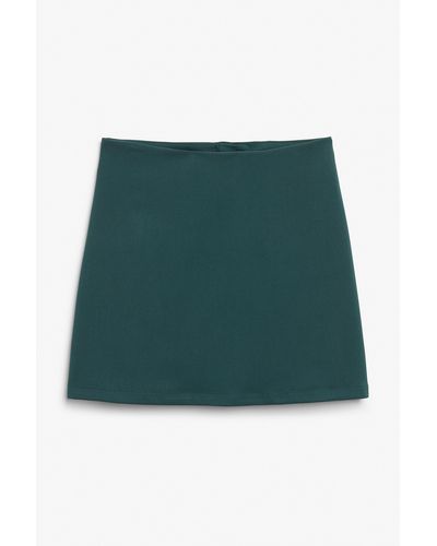 Monki A-line Mini Skirt - Green