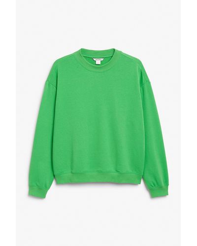 Monki Green Loose Fit Sweater