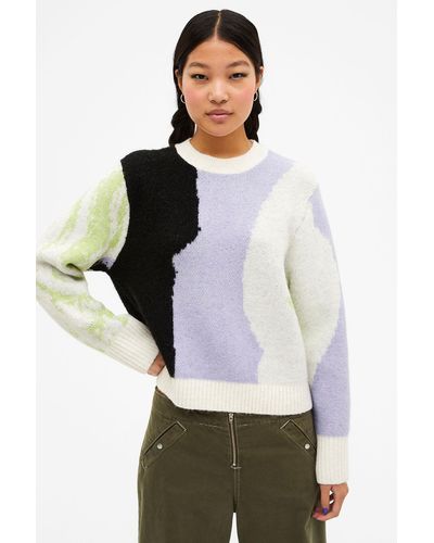 Monki Soft Knit Jumper - White