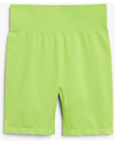 Monki Seamless Bike Shorts - Green