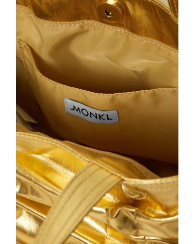 Monki Golden Bow Bag - Yellow