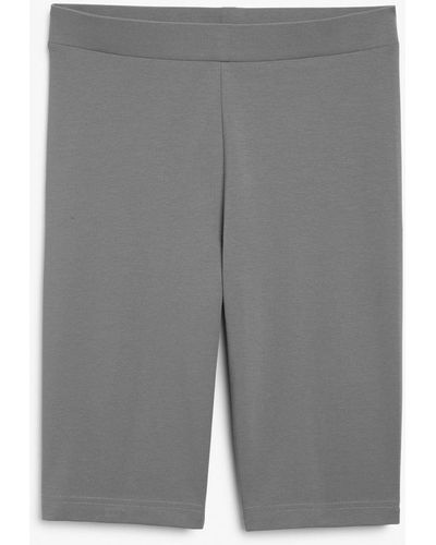 Monki Grey Bike Shorts